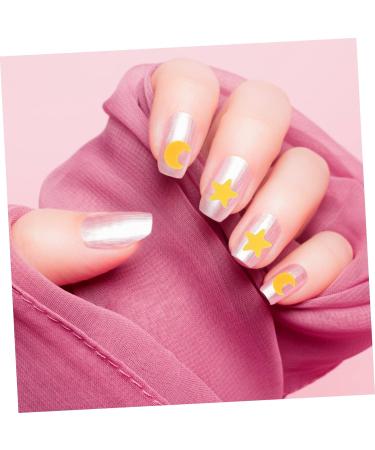 FRCOLOR 2pcs 1 Nail Art Polymer Clay Polymer Clay Beads Moon Stars Slices Vase Filler Color Stickers Nail Polish Sticker Fruit Stickers Nail Polish Accessories Patch Candy - Buy Online on GoSupps.com