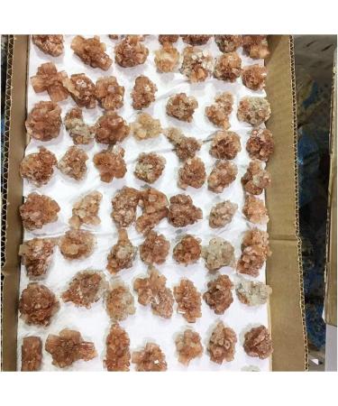 Stone Crafts Natural Beautiful Flowery Orange Aragonite Crystal Cluster Specimen Home Goods - Buy Online on GoSupps.com