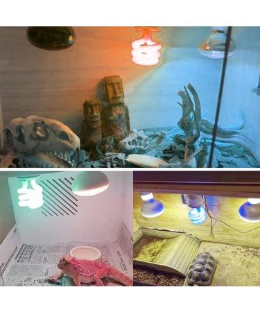 Dernord UV Lamp for Reptiles - 26W UVA UVB Heat Lamp for Terrariums Budgies Leopard Geckos & Turtles - Buy Online on GoSupps.com