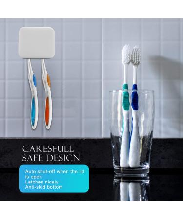 TAISHAN UV Sanitizer Toothbrush Case - Portable Rechargeable Holder for All Toothbrushes - Home and Travel Safe - Buy Online on GoSupps.com