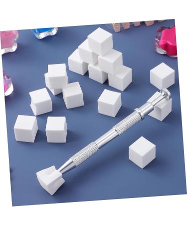 Beaupretty 50pcs Nail Soft Sponges - Cube Nail Art Tools with Grabbing Pen for Perfect Color Fade - International Shipping Available - Buy Online on GoSupps.com