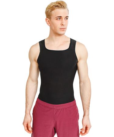 Sweat Shaper Men's Premium Sauna Tank Top Vest - Large-X-Large Black - Buy Online on GoSupps.com