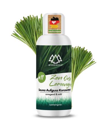 Nordholz sauna infusion choose from 48 varieties 100ml - sauna infusion agent #11 zen -oasis lemongrass Special & natural sauna fragrance for intensive & relaxing moments - perfect sauna accessories