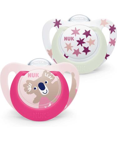 NUK Signature Day & Night Baby Dummy 18-36 Months Soothes 95% of Babies 4 Count & Star Baby Dummy | 18-36 Months | Day & Night Soothers | 2 Count Blue 18-36m 2023 4 Pack + 2 Count - Buy Online on GoSupps.com