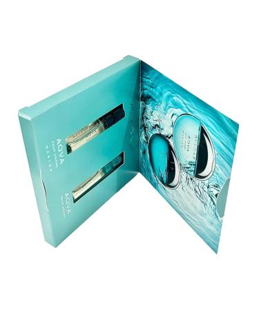 BVLGARI AQVA Pour Homme Men Sample EDT 1.5 ml / 0.05 Fl Oz Perfume Set (1 set of 2 vials) - Buy Online on GoSupps.com
