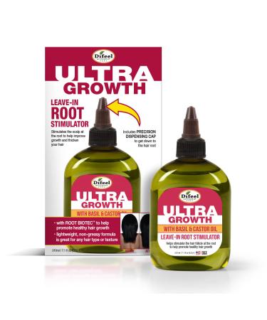 Difeel Ultra Hair Growth Oil Infused with Basil and Castor Oil 7.1 ounce - Buy Online on GoSupps.com