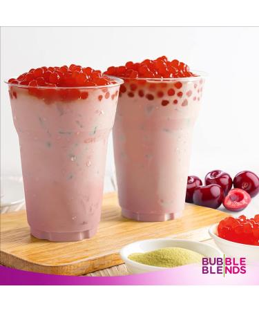 Bubble Blends Cherry Popping Boba - Fruit Juice-Filled Boba Pearls for Bubble Tea - 450g (Pack of 1) - Buy Online on GoSupps.com