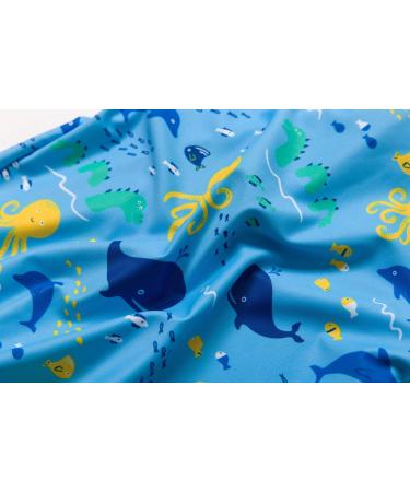 BONVERANO Baby Boys Swimsuit | Full-Length Zipper One Piece with UPF 50+ Sun Protection | 2-3 Years Sea | Toddler Bathing Suit - Buy Online on GoSupps.com