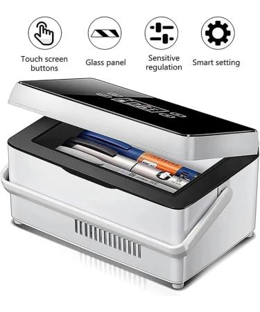 Insulin Refrigerator Mini Medicine Constant Temperature Refrigerator Digital LCD Display 0 18 C Control 10 Minute Quick Cooling Operation - Buy Online on GoSupps.com