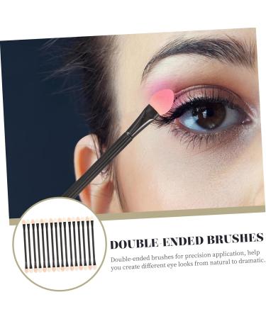 Mikinona 30pcs Disposable Eye Shadow Stick Double Ended Makeup Brush Eyeshadow Makeup Eye Shade Tool Plastic - Buy Online on GoSupps.com