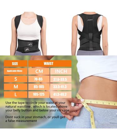 Buy M Size Posture Corrector for Men & Women - Adjustable Upper Back Brace for Better Posture - International Shipping Available - Buy Online on GoSupps.com