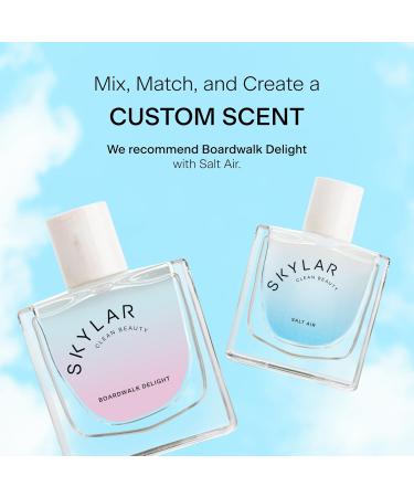 Skylar Boardwalk Delight Eau de Parfum - Hypoallergenic & Clean Perfume for Women & Men Vegan & Safe for Sensitive Skin - Notes of Cotton Candy Vanilla & Coconut Milk - 50mL /1.7 Fl oz - Buy Online on GoSupps.com