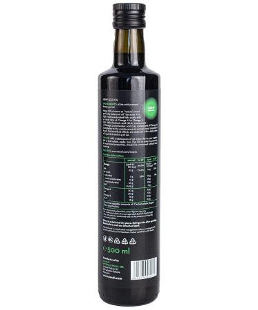 Natural Hemp Seed Oil 500ml - Cold-Pressed Raw Vegan Omega-3 & Omega-6 Rich Kosher Certified - Supports Healthy Cholesterol & Contains Vitamin E - Buy Online on GoSupps.com