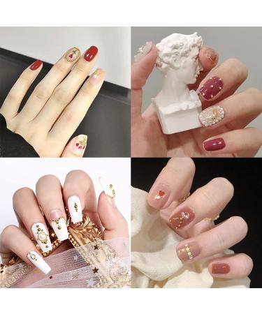 3D Mixed Nail Art Steel Studs Mini Metal Caviar Beads - Gold, Silver, Rose Gold - DIY Manicure Decorations - Buy Online on GoSupps.com