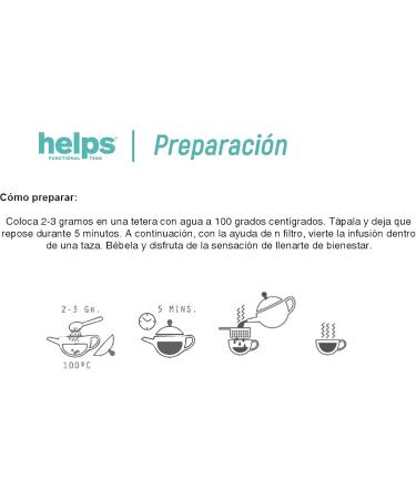  HELPS PHARMADUS BOTANICALS HELPS INFUSIONS - Melisa A Granel Infusion Improves Digestion and Provides Relaxation 60g Granel Bag Pack of 3 - Buy Online on GoSupps.com