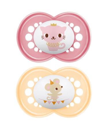 MAM Original Pacifier 6+ Months | Symmetrical Silicone (2 Pack) with Sterilization Box - Random Colors - Buy Online on GoSupps.com