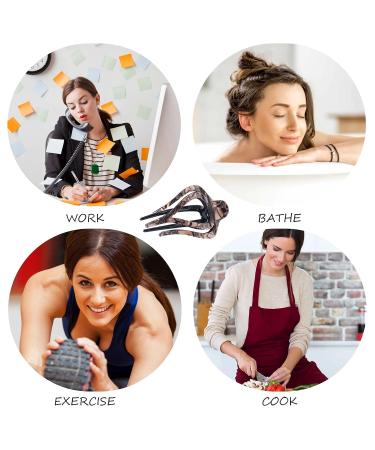 French Curved Hair Clips for Thick Hair - 3 Pack Strong Grip Hair Claws | Non-Slip Flat Hair Clamp for Women & Girls - Fashion Beauty Accessory - Buy Online on GoSupps.com