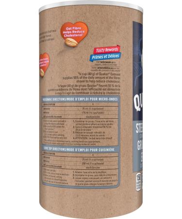 Quaker Quick Cook Steel Cut Oats 709 g (Pack of 1) Quick Cook Steel Cut Oats 709 g (Pack of 1) - Buy Online on GoSupps.com