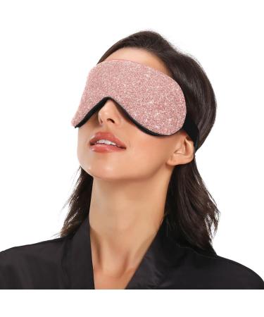 Xigua Rose Gold Flash Sleeping Eye Mask | Adjustable Strap | Breathable Blackout Comfort | Men & Women - Buy Online on GoSupps.com