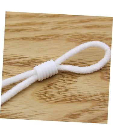 Gatuida Elastic 500pcs Butt Connector Non-Slip Face Mask Lanyard Adjustment Buckle - White Snap Fastener 1x0.6CM - Buy Online on GoSupps.com