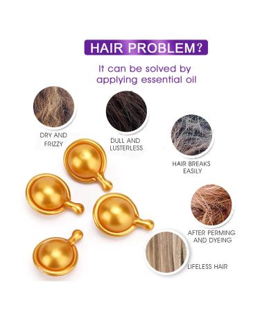 Revitalize Your Hair: Moisturizing Vitamin Capsules for Frizz Control & Damage Repair - Yellow Hair Treatment Serum - Buy Online on GoSupps.com