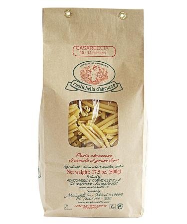 Rustichella D' Abruzzo Casareccia Durum Wheat in Brown Paper Bag, 1.1 Pound