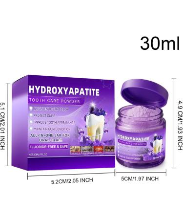 Toothpaste Powder 30ml Natural Whitening Paste | Repair Dental Powder - For Dental Enamel Care Oral Health Sensitive Repair And Improvement - Buy Online on GoSupps.com