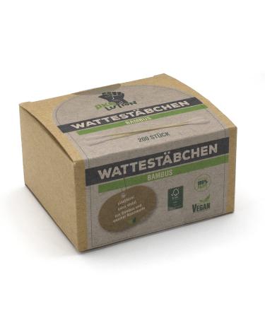  kolution Bamboo Cotton Swabs - 200 Eco-Friendly Ear Cleaners 100% Compostable & Plastic-Free - Buy Online on GoSupps.com