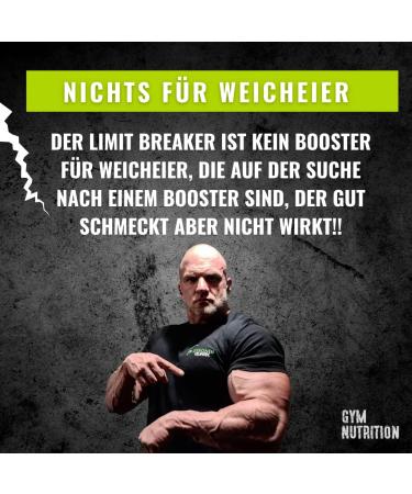 Ultra Hardcore Booster Pre Workout Fitness - Limit Breaker 2.0 | 750g L-Arginine Citrulline Taurine Tyrosine Caffeine - Lemon Lime Flavor - International Shipping Available - Buy Online on GoSupps.com