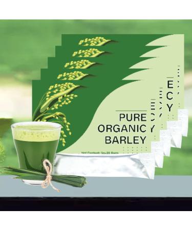 Naveta Barley Grass Powder 100% Pure & Organic Naveta Pure Organic Barley Organic Barley Grass Powder Be Good for Health Easy to Use Easy to Carry (5Box)