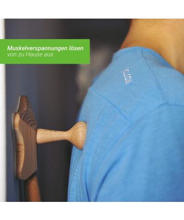 Back Release Trigger Point Massager - Wooden Acupressure Stick for Whole Body Pain Relief Tension & Fascia Care | International Shipping - Buy Online on GoSupps.com