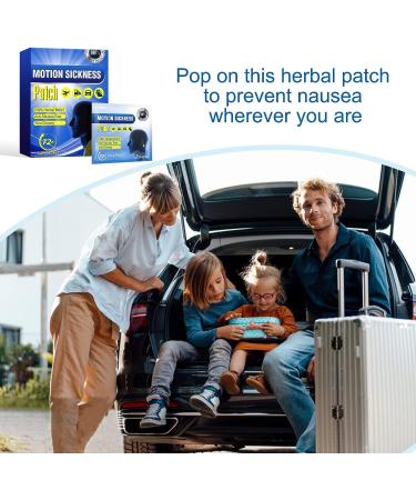 Motion Sickness Patches - Fast Acting Relief for Nausea and Dizziness - 80 Patches - No Side Effects - for Adults and Kids - Buy Online on GoSupps.com