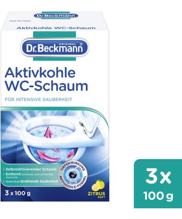 Dr. Beckmann Activated Carbon Toilet Foam - Self-Activating Foam (3x100g) - International Shipping Available - Buy Online on GoSupps.com