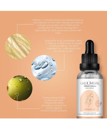 Face Serum Trio Set | Hyaluronic Acid Retinol & Vitamin C | Anti-Aging Hydrated Skin | 1 Fl Oz - Smooth & Brighten | Women's Anti-Wrinkle Remover - Buy Online on GoSupps.com