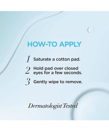 L'Oreal Paris Skincare Dermo-Expertise Oil-Free Eye Makeup Remover - Gentle & Effective 4 fl. oz for Clean Refreshing Eye Care - Buy Online on GoSupps.com
