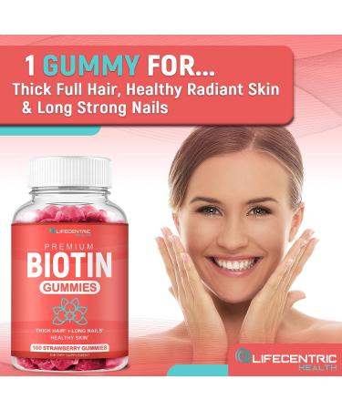 Biotin & Turmeric Vegan Gummies Combo | Max Strength Hair Growth Skin Health and Overall Wellness | 10000mcg Biotin & 95% Standardized Turmeric Curcumin | Natural Non-GMO and Gluten-Free Supplement - Buy Online on GoSupps.com