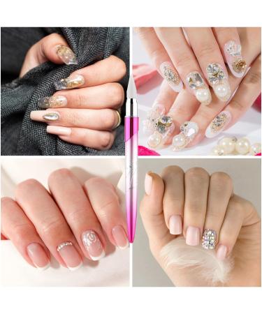 TIESOME Rhinestone Picker Dotting Tool Dotting Wax Pen Nail Rhinestone Picker Dotting Tool With 1 Extra Wax Tip Gem Picker Tool Rhinestone Pickup Applicator Tool For DIY Nail Art Crystals Diamonds - Buy Online on GoSupps.com