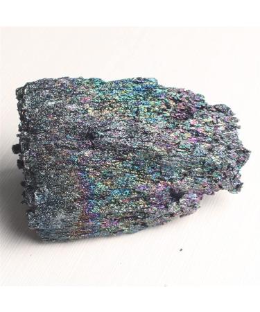 Natural Crystal Rough Beautiful Aura Colorful Rainbow Specimen Big Natural raw carborundum Stone Silicon Carbide Crystals Stones QINTINYIN (Color : 800-1000g)