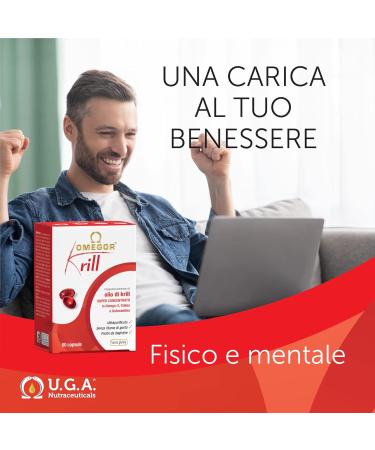  Omegor Omega 3 Krill OMEGOR - Pure Krill Oil with Astaxanthin Choline Omega-3 EPA and DHA High Bioavailability - No Backdrop - 60 - Buy Online on GoSupps.com