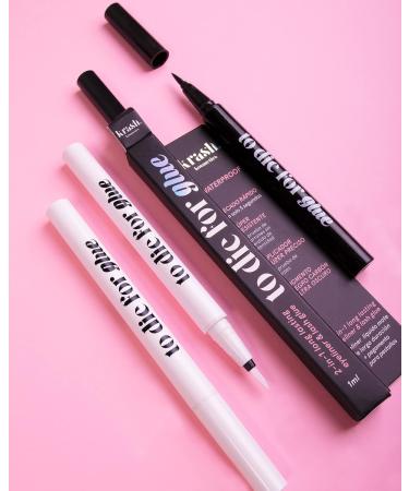 Krash Kosmetics Eyeliner Liquide adh sif To Die For Glue - Carbon Black - Buy Online on GoSupps.com