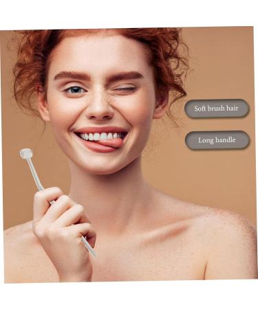 FRCOLOR 8 Pcs Oral Care Scraper Tools - Fresh Breath Cleaning Brushes for Household Use - 16.5x3.5x0.2CM - Grey Set - Buy Online on GoSupps.com