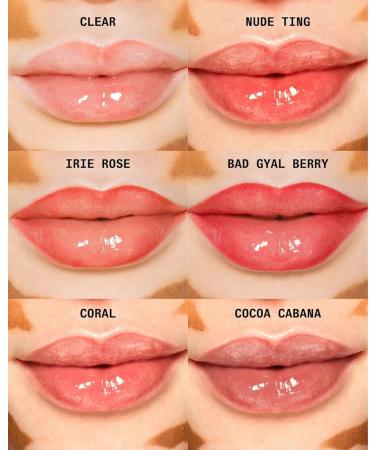 Cay Skin Isle Lip Balm SPF 30 High Shine Hydrating + Sheer Lip Gloss in Vanilla Brown Sugar Flavor Formulated with Natural Ingredients for All Skin Tones Clear 0.35 oz 1 Pack Clear - Buy Online on GoSupps.com