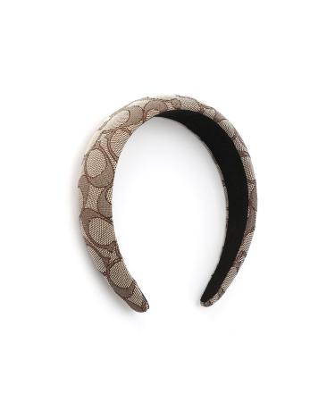 Coach Signature Headband Oak One Size