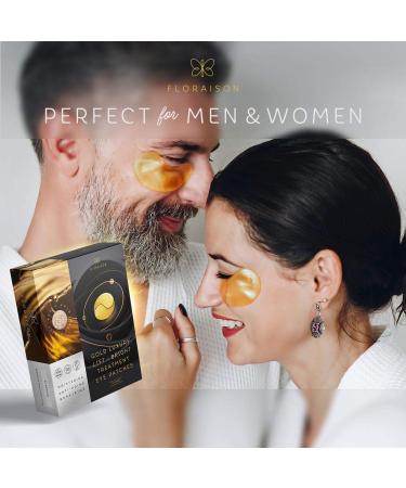30 Pairs 24k Gold Under Eye Mask Patches - Anti-Aging Treatment for Wrinkles, Puffy Eyes, with Collagen and Hyaluronic Acid Serum - Buy Online on GoSupps.com