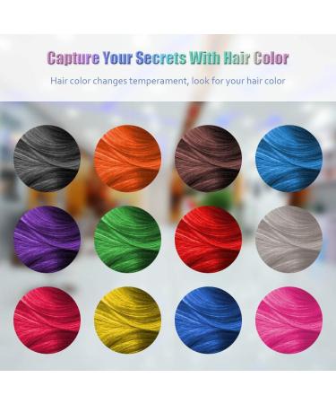 Hair Chalk Hair Chalk Set Temporary Hair Colour Temporary Hair Chalk-Washable Hair Color Safe For Kids And Teen Great Birthday Christmas Gifts for Girls & Boys 12 Bright Colors - Buy Online on GoSupps.com