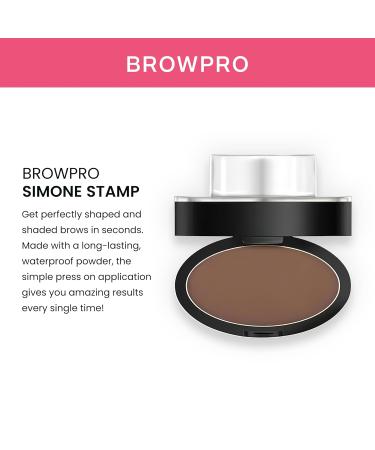 Buy Simone Eyebrow Stamp - Waterproof & Long-Lasting Light Brown Powder for Natural Arched Brows - International Shipping Available - Buy Online on GoSupps.com