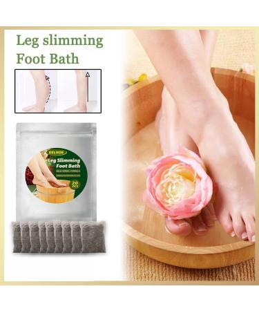 20PCS Lymphatic Drainage Ginger Foot Leg Slimming & Relaxation Foot Bath Bags - Foot Reflexology Spa Massage - Buy Online on GoSupps.com