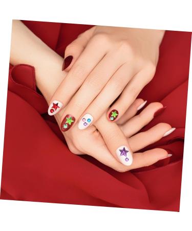NUOBESTY Acrylic Sticker Makeup Face Jewels - 8 Sheets of Rhinestone Stickers for DIY Nail Art & Facial Decor | International Shipping Available - Buy Online on GoSupps.com
