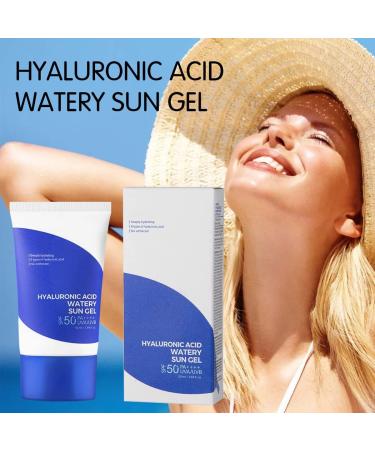 Hyaluronic Acid Korean Sunscreen SPF50+ PA++++ 50ml - Moisturizing Physical Sun Block - Buy Online on GoSupps.com