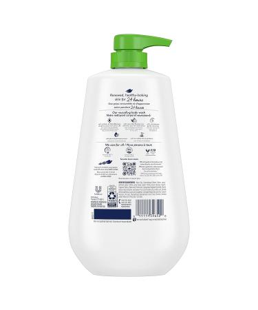 Dove Refreshing Cucumber & Green Tea Body Wash Pump, 30.6 oz - Antibacterial Skin Cleanser for Hydration and Rejuvenation - Buy Online on GoSupps.com